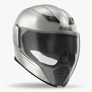 Full Face Motorcycle Helmet Icon Airflite Quicksilver