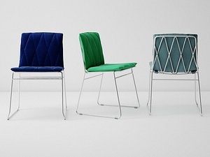 seb dining chair 3D model