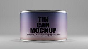 Tin can 3D model
