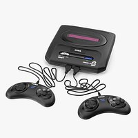 Game Console Sega Mega Drive Two with Joystick