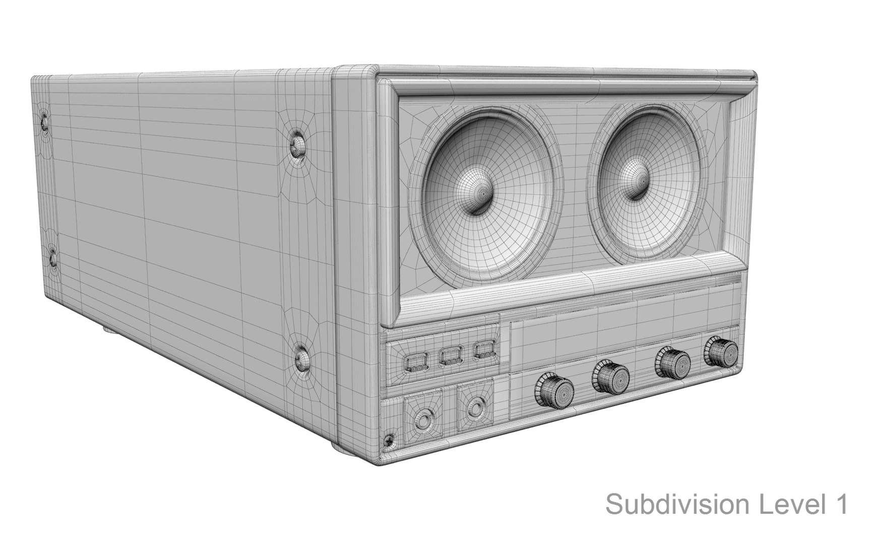 3D Model YAESU SP-9000 Desktop Speaker - TurboSquid 2184380