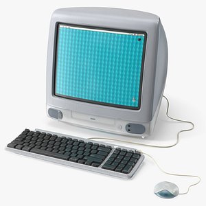 Retro All-in-One Computer Blue