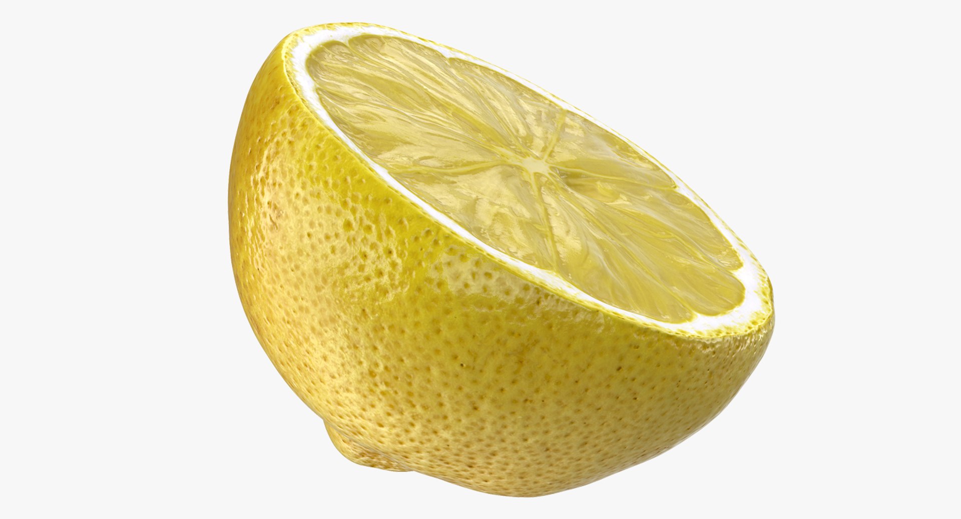Lemon Half 3D model preview