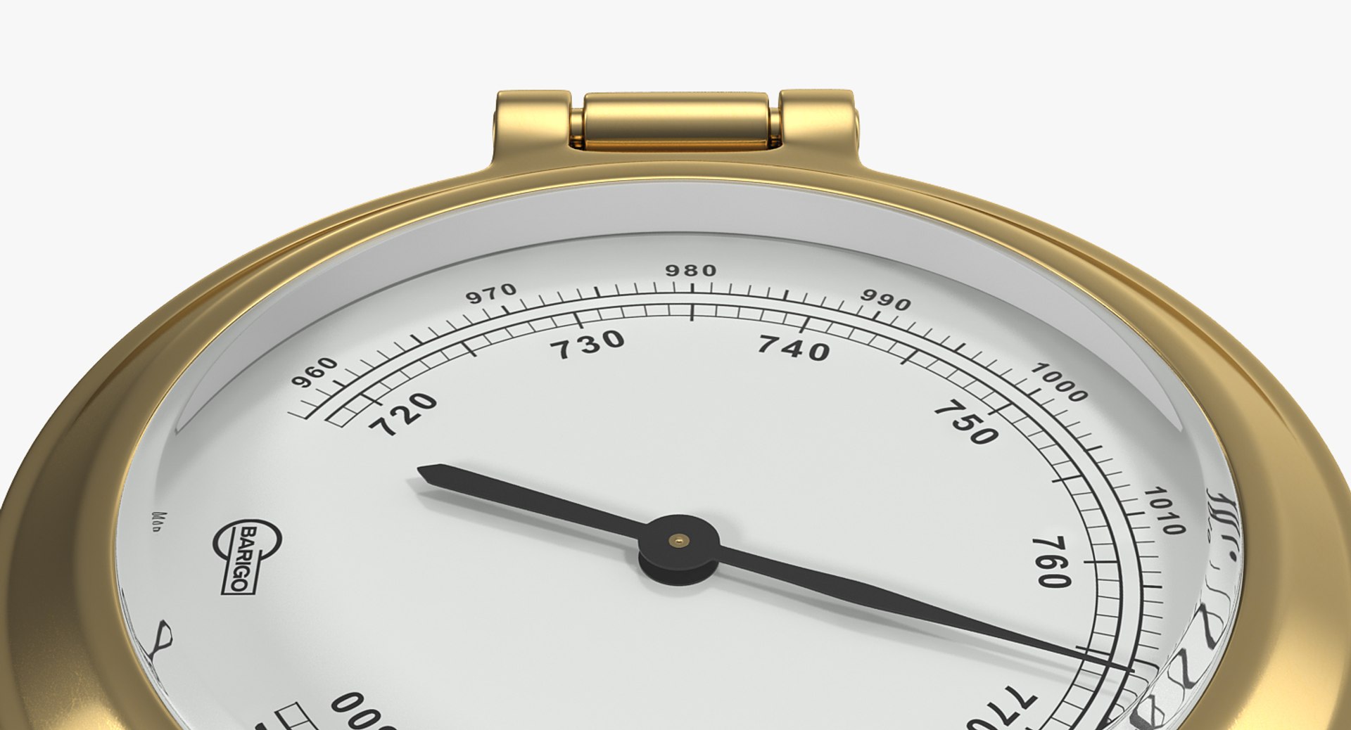 3D ships weather station barometer model - TurboSquid 1289085