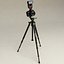 photo big camera tripod 3d model