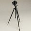 photo big camera tripod 3d model