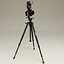 photo big camera tripod 3d model