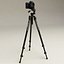 photo big camera tripod 3d model
