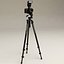 photo big camera tripod 3d model