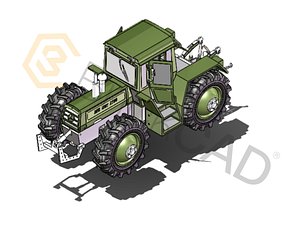 3D Mercedes-Benz Tractor Model model
