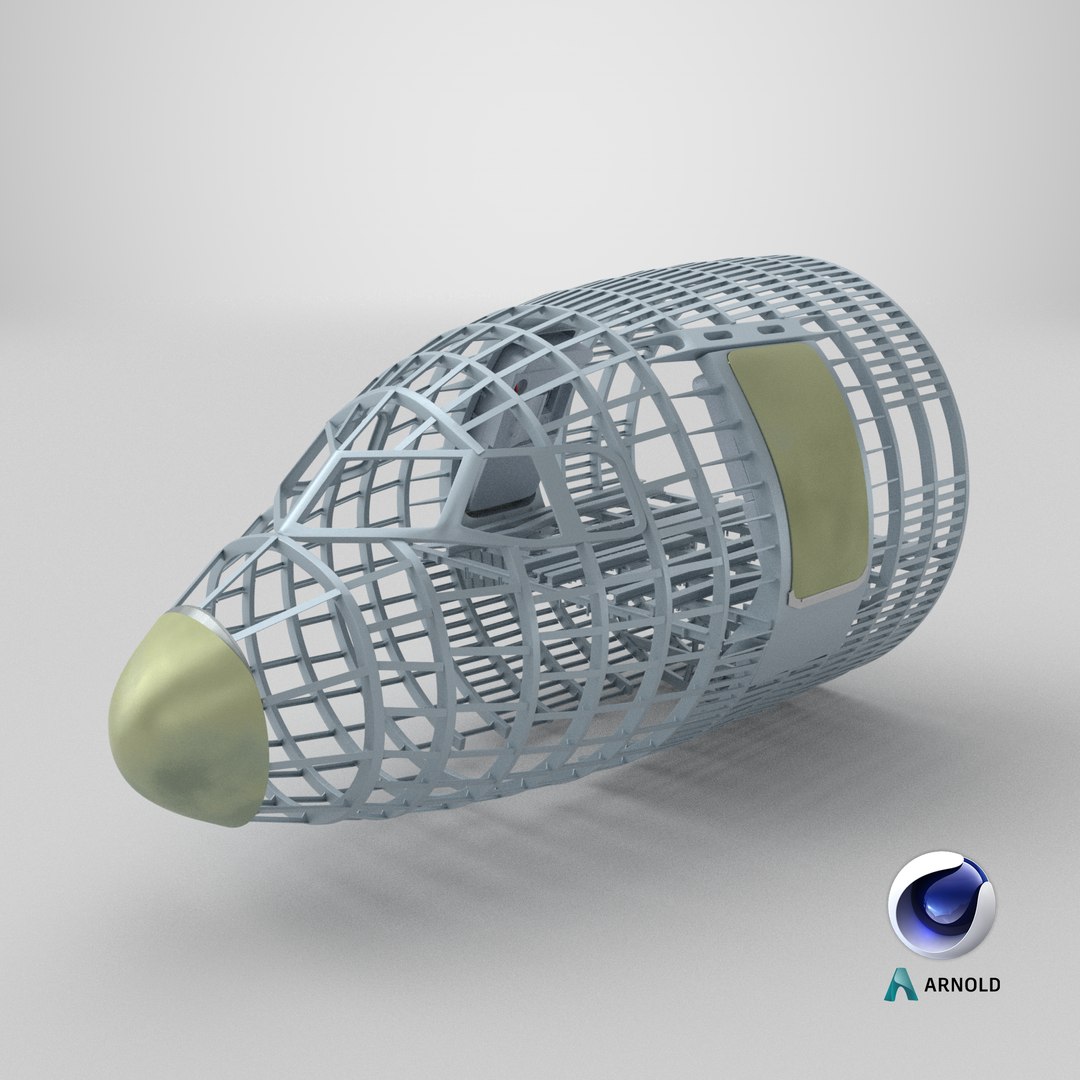 Airbus A320 Aircraft Nose Rib Lattice 3D Model - TurboSquid 2506760