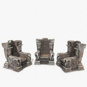 old throne 3D