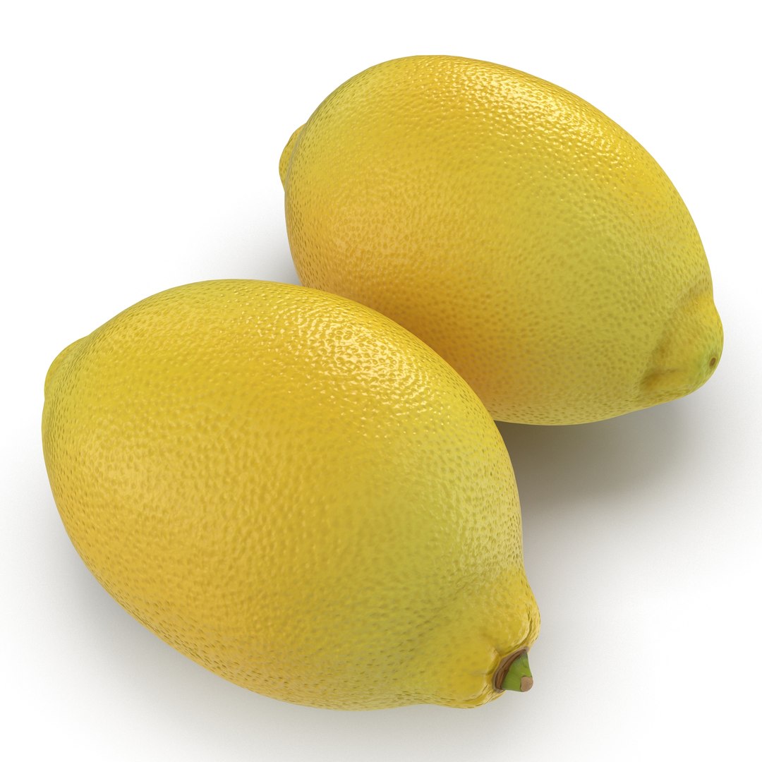 Lemon 3D model preview