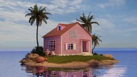 Realistic Kame House 3D GAME READY