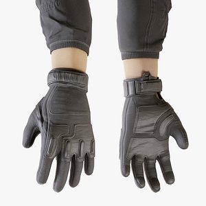 FPS Hands - Lowpoly - Rigged 3D model