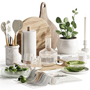 kitchen accessories086 3D model