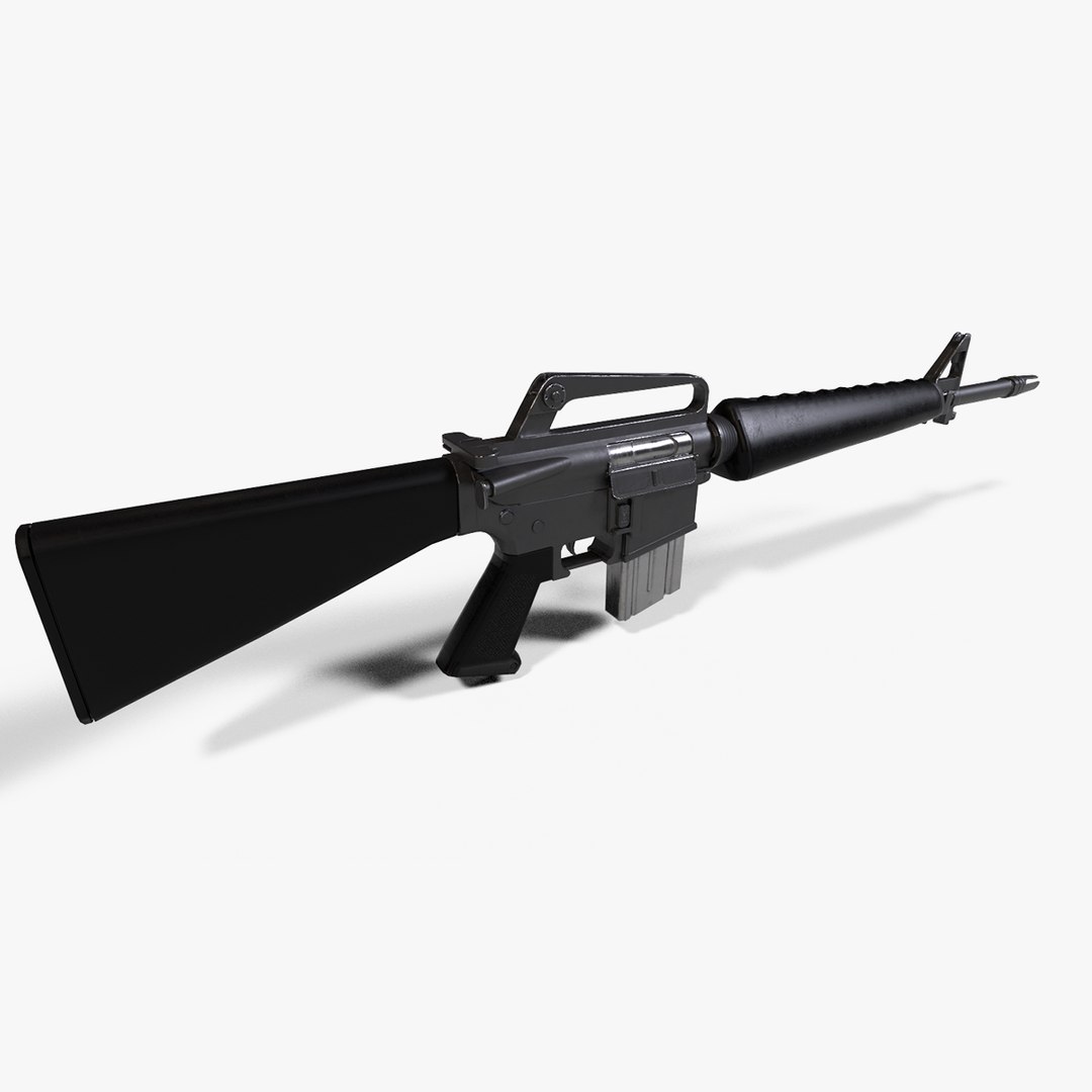 M16A1 Rifle 3D Model - TurboSquid 2069603