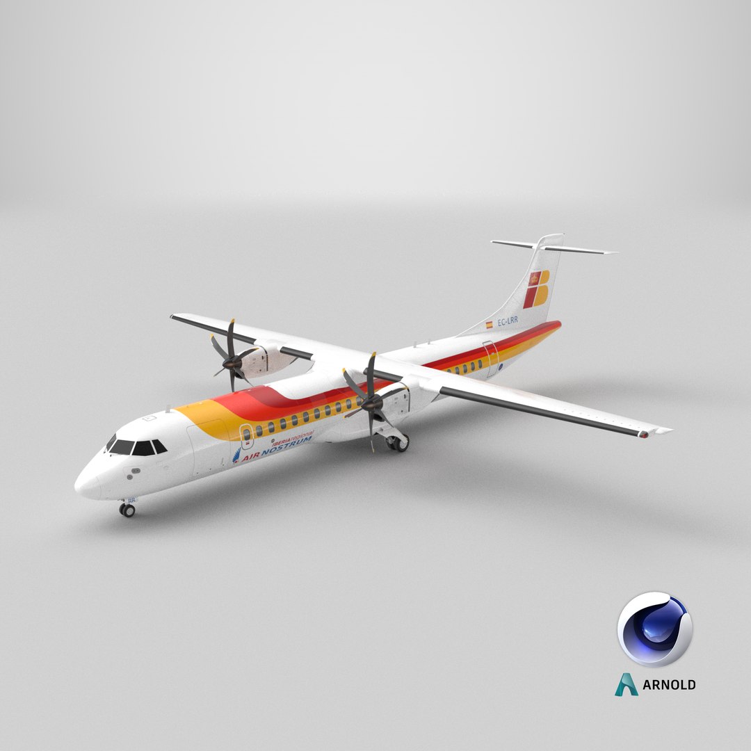 Iberia ATR72 SC model https://p.turbosquid.com/ts-thumb/t5/YwkrHD/4A/stemcell_cinema_4d_arnold_render/png/1723213367/1920x1080/fit_q87/fb8b4726fd70abc0fcba9ff2134b94cfc2a51957/stemcell_cinema_4d_arnold_render.jpg