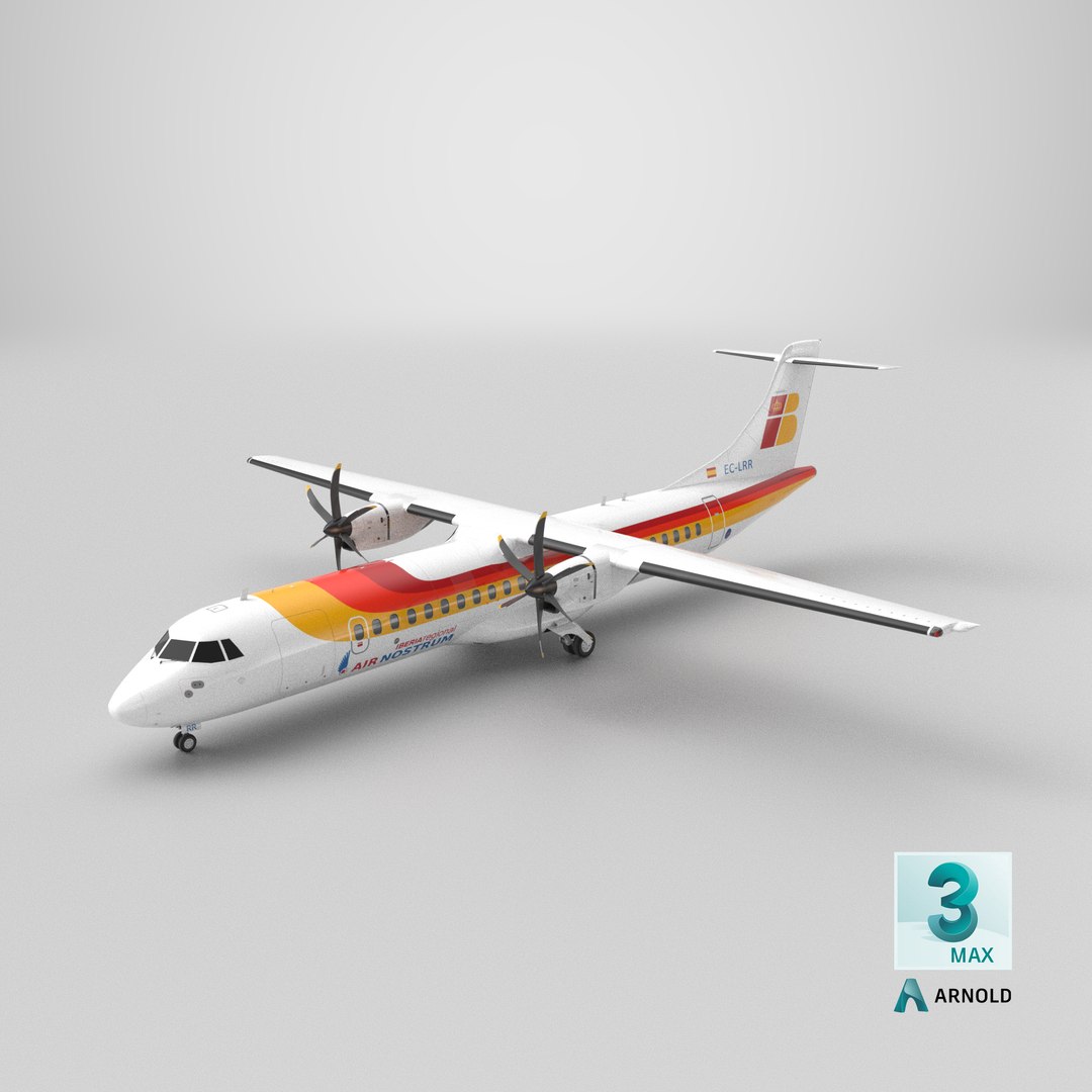 Iberia ATR72 SC model https://p.turbosquid.com/ts-thumb/t5/YwkrHD/Z5/stemcell_max_arnold_render/png/1723213373/1920x1080/fit_q87/4aebdc29469861b358507c77b699aa073bf66354/stemcell_max_arnold_render.jpg