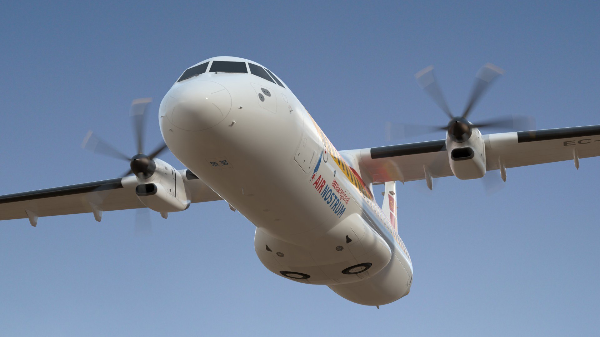 Iberia ATR72 SC model https://p.turbosquid.com/ts-thumb/t5/YwkrHD/fU/at7ibclpr15/jpg/1722171258/1920x1080/fit_q87/a99475a9396820c1226798b702b0dce89bd0c7d8/at7ibclpr15.jpg