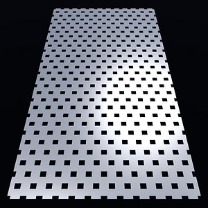 Perforated panel with 18 percent opening 25O139