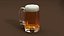 Jarra de vidrio de cerveza