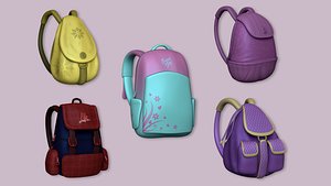 outfit backpack 3D