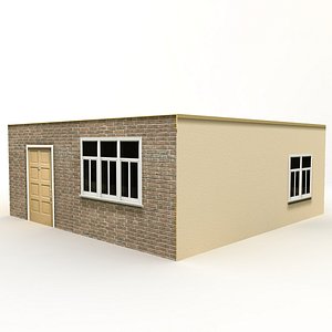 Textured Room 3D model