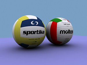 3d model volleyball
