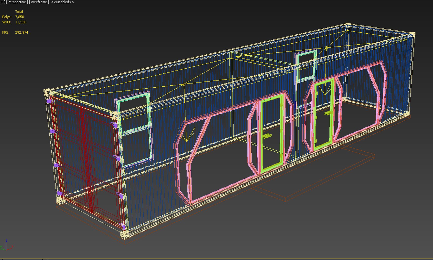 Container Office 3D Model - TurboSquid 1527974
