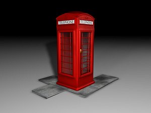 british phone box
