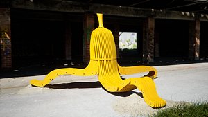 3D BANC-NANA by DIX au carre model