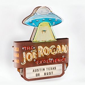 JRE Neon Sign - Joe Rogan Experience Podcast Studio Prop model