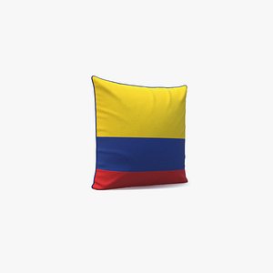 Colombia Flag Pillow 3D model
