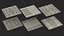 Futuristisches Bodenplatten-Set