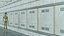 Futuristisches Bodenplatten-Set