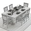 Hooker Geo Trestle and Stol Upholstered
