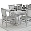 Hooker Geo Trestle and Stol Upholstered