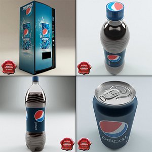 pepsi v2 2 3d model