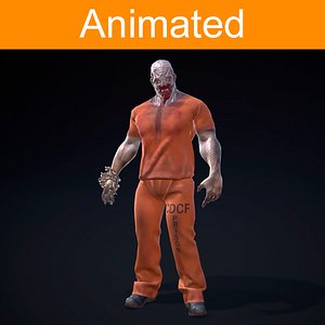 character prisoner 3d model