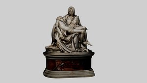 3D Pieta Michelangelo Buonarroti model