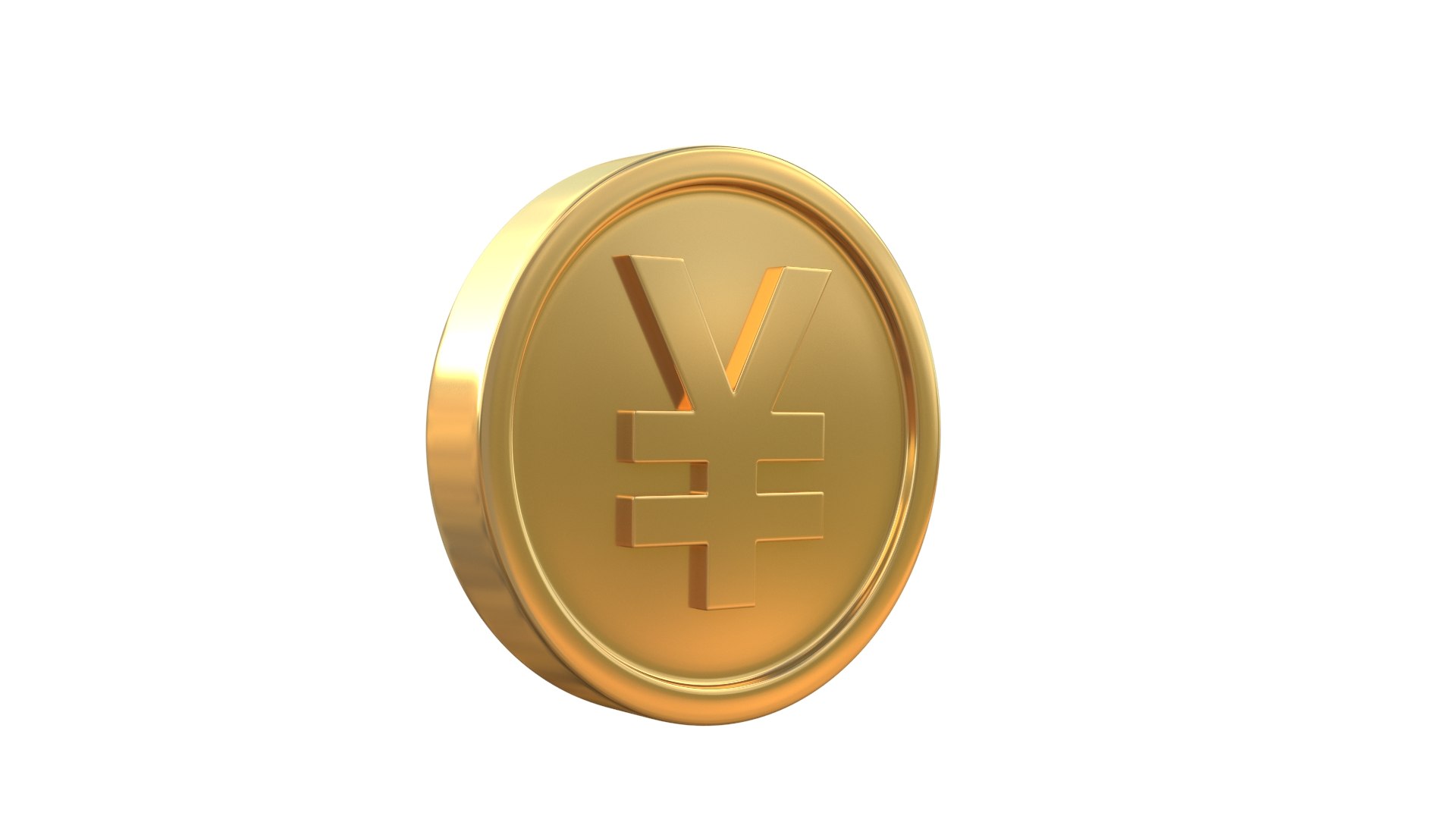 Japanese Yen Coin 3D Model - TurboSquid 2290512
