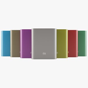 3d model of xiaomi power bank 10400