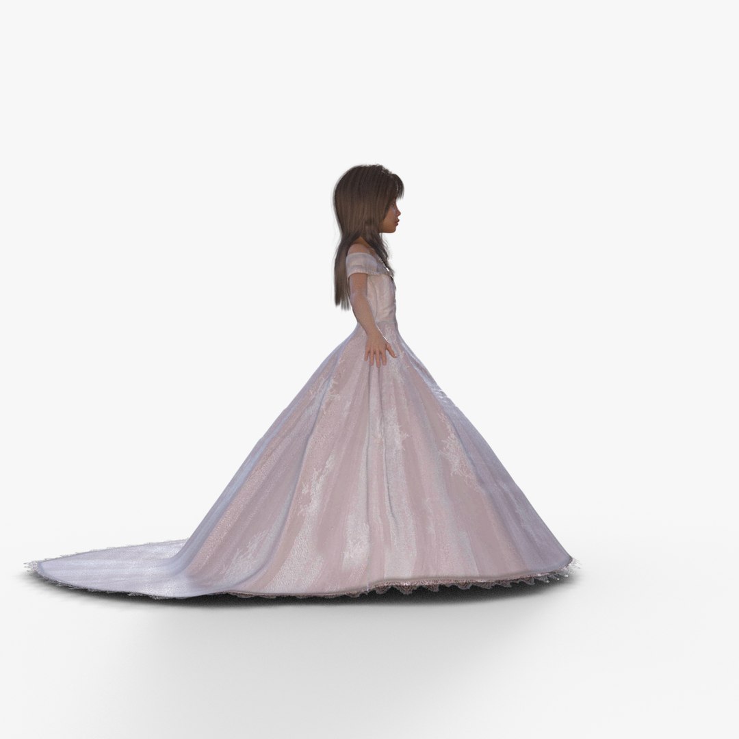 Princess Girl Rigged 3D Model - TurboSquid 2230644