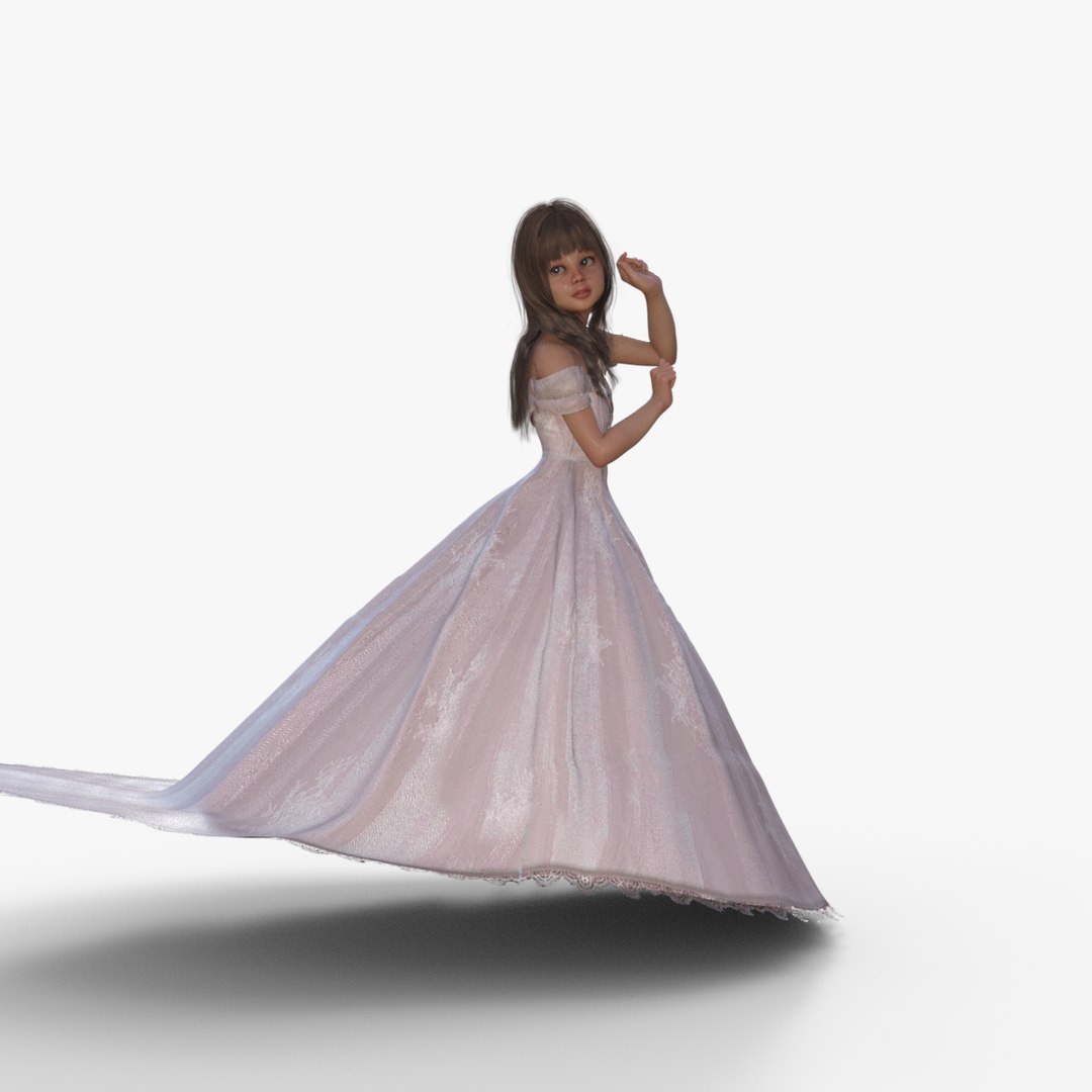Princess Girl Rigged 3D Model - TurboSquid 2230644