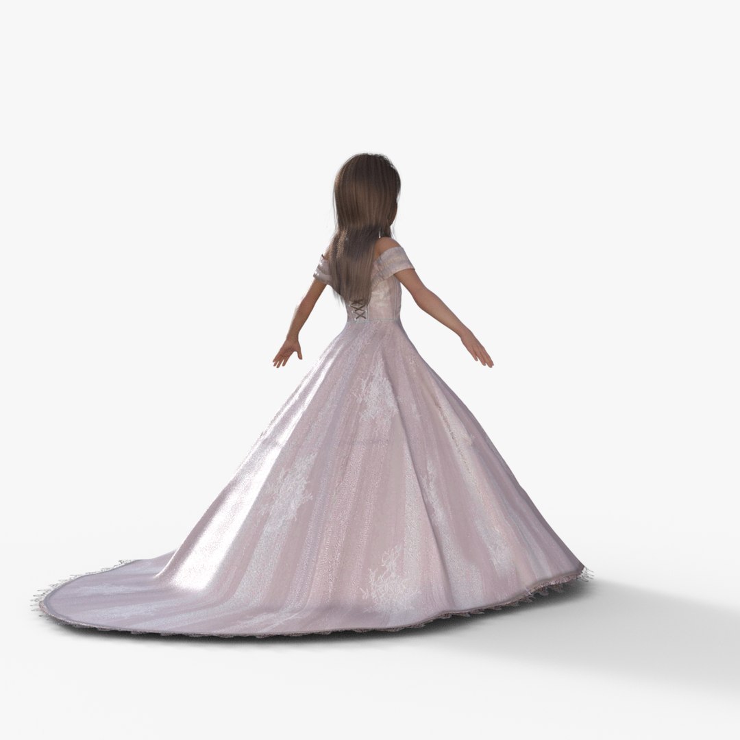 Princess Girl Rigged 3D Model - TurboSquid 2230644