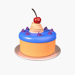 3D model Cake 3D Illustration