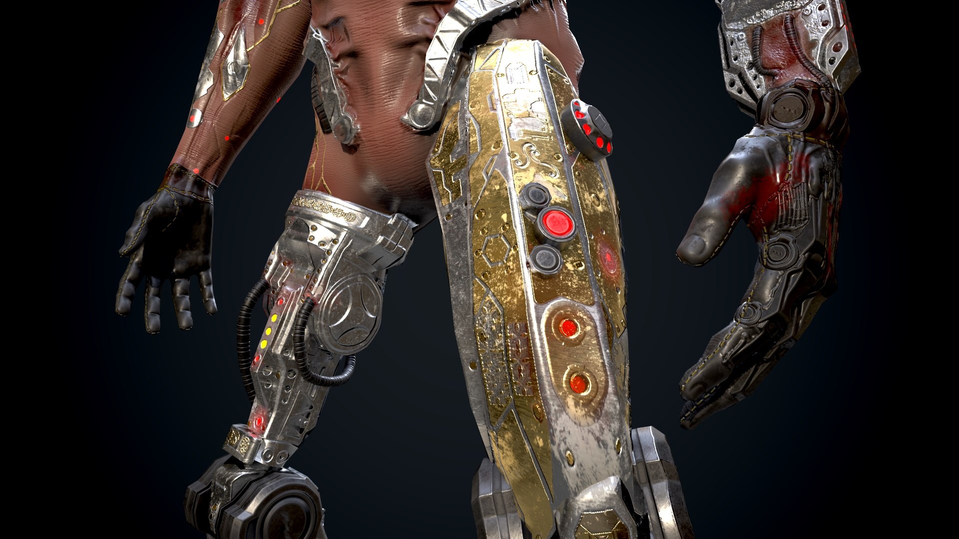 Cyber Mutant 3D Model - TurboSquid 1998734