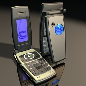 samsung mobile phone 3d model