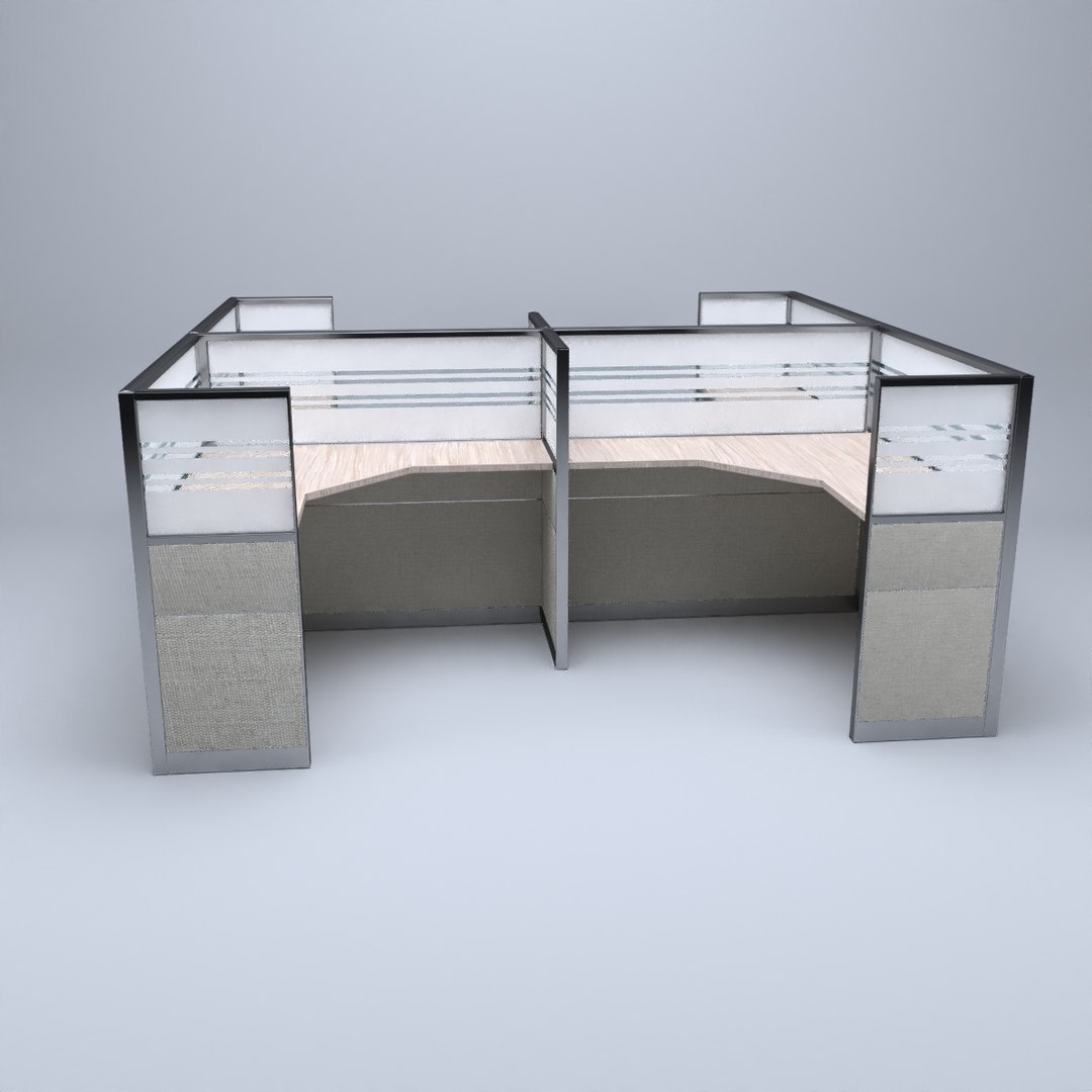 3D Model Cubicle Office - TurboSquid 1545293